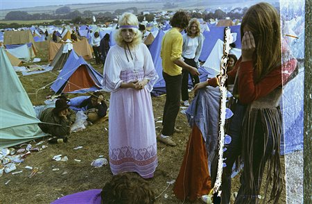 FRANCO VACCARI (1936)Pop Festival - Isola di Wight 1970Stampa fotografica a...