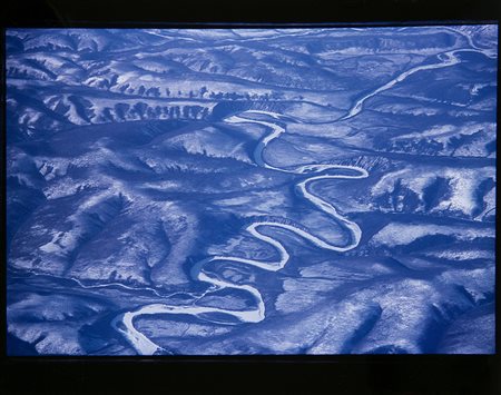 Franco Fontana (Modena 1933)Landscape, Siberia 1989Stampa fotografica vintage...