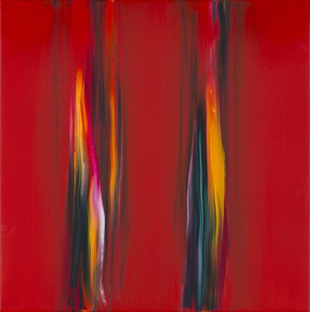 ENNIO FINZI (1931)Il verso del colore, 2012Acrilici su telacm 40x40x2Firma,...