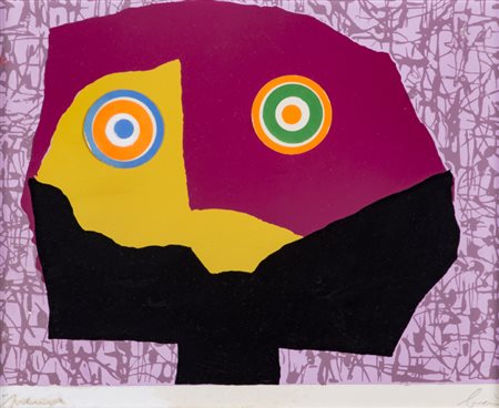 ENRICO BAJ (1924-2003)Lotto unico composto da:Consuelo, 1967Tecnica mista e...