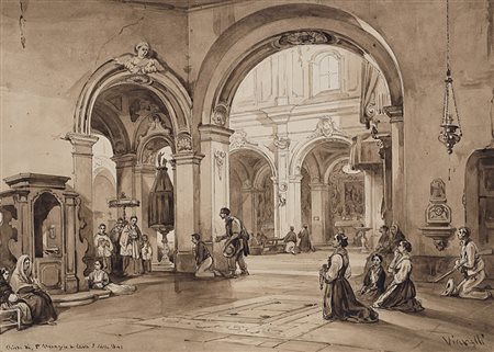 Achille Vianelli (Porto Maurizio 1803 - Benevento 1894)"Chiesa di...