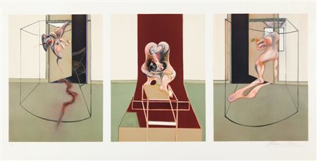 FRANCIS BACON (1909-1992) Eschilo 1981litografia cm 54x102esemplare...