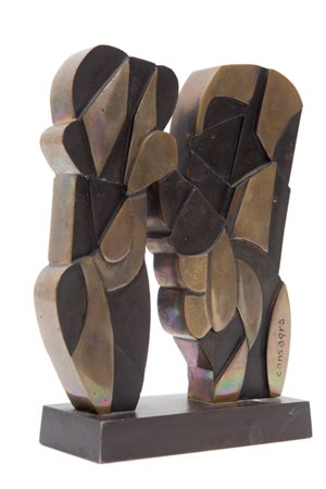 PIETRO CONSAGRA (1920-2005) Senza titoloscultura in bronzo...