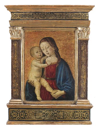 Fiorenzo di Lorenzo (Perugia 1440 - Perugia 1525)Madonna con Bambinoolio su...