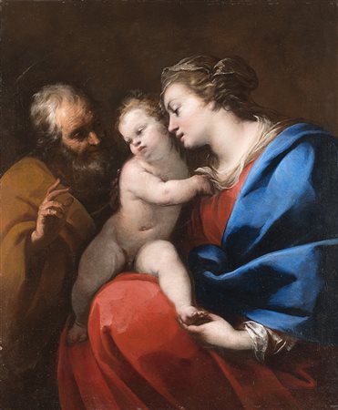 Carlo Francesco Nuvolone (Milano 1609 - Milano 1661)Sacra Famigliaolio su...