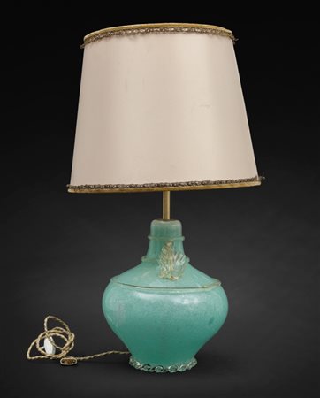 DINO MARTENS, AURELIANO TOSO Una lampada da tavolo, modello 2861, 1950. Vetro...