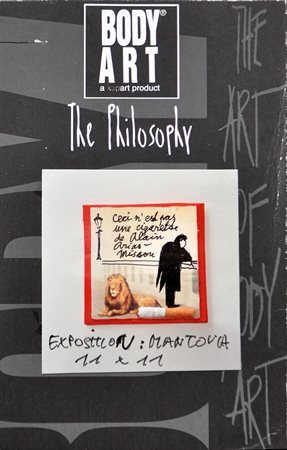 KAREL TRINKEWITZ, The philosophy, 1998, Collage su cartoncino stampato, cm....