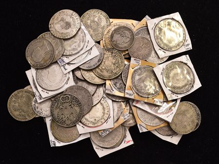 AUSTRIA. 63 monete da 20 kreuzer (48 in argento e 15 in mistura).