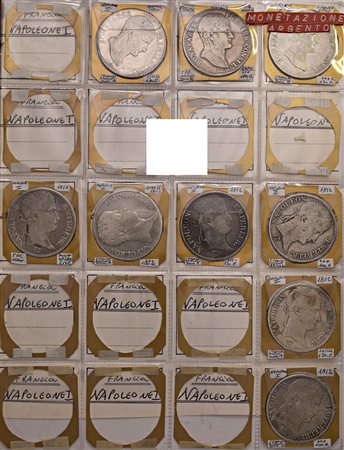 FRANCIA. Circa 100 monete (di cui tre in argento della Polonia), 3 medaglie,...
