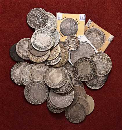 AUSTRIA. Circa 40 monete, quasi tutte da 10 e 20 kreuzer anteriori al 1800,...