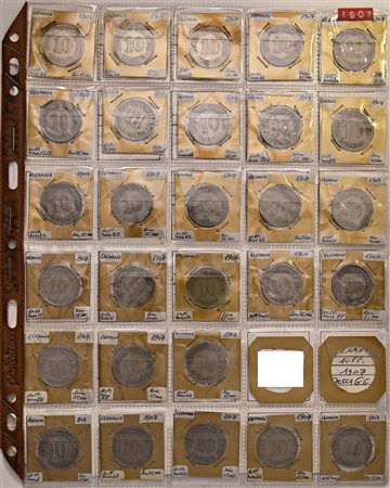 ESTERO. Germania, oltre 260 monete da 10 pfennig; Irlanda, circa 150 monete,...