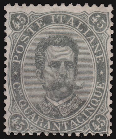 REGNO D'ITALIA 188945c. verde olivaCert. R. DienaMH..........(Sass. 46)