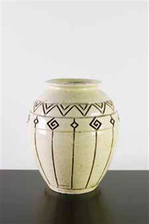 EDMOND LACHENAL (1865-1930) Vaso in ceramica, 1920 circa Firmato: LACHENAL...