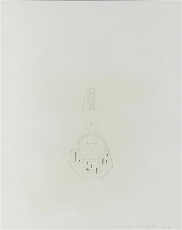 Claudio Parmiggiani (1943) Senza titolo, 1978 matita su carta, cm 55x44...