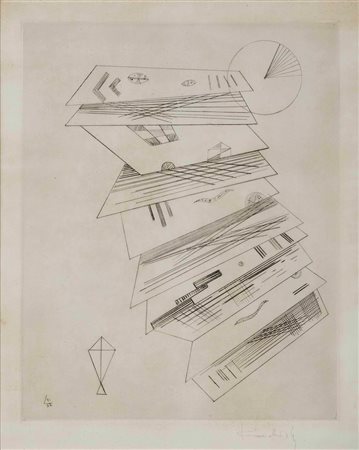 Vasilij Kandinskij (1866-1944) Zweite Radierung Fur Editions Cahiers D'Art,...