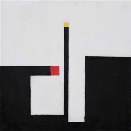 Bruno Munari (1907-1998) Negativo e positivo, 1951 pittura a tempera su...