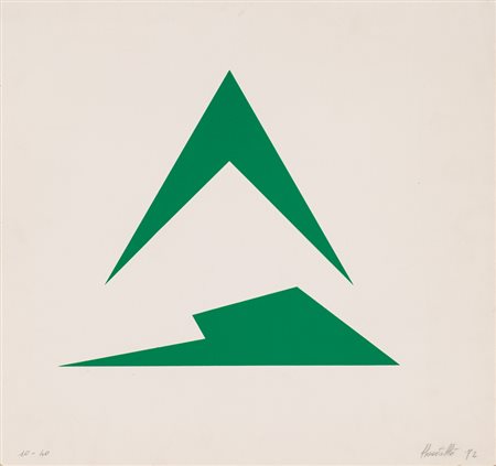 THEA VALLÈ (1934)Senza Titolo, 1972Serigrafiacm 40,5x43,5Firma, datazione e...