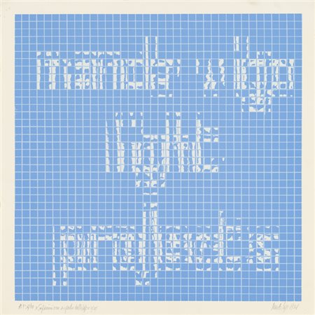 NANDA VIGO (1936)Light projects, 1971Serigrafia 3 colori su cartoncino...