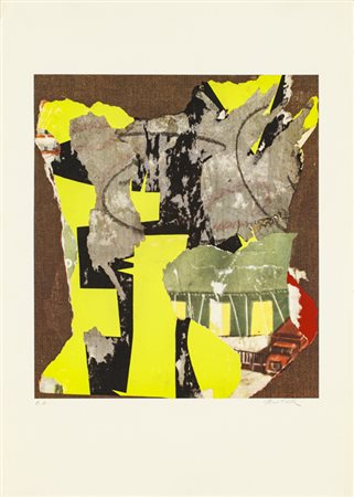 MIMMO ROTELLA (1918-2006)Senza TitoloSerigrafiacm 70x50Firma e numerazione...