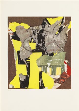 MIMMO ROTELLA (1918-2006)Senza TitoloSerigrafiacm 70x50Firma e numerazione...