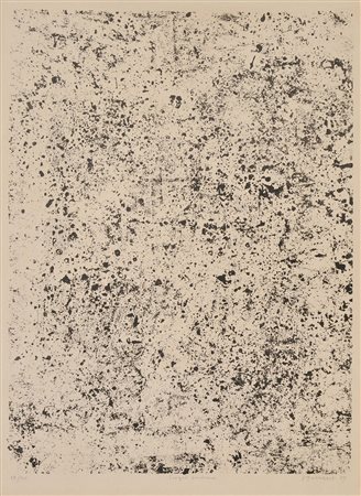 Jean Dubuffet Congrès poudreux, 1959;Litografia, 51 x 39 cm Firma autografa e...