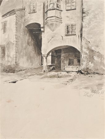 Hugo Grimm (Feldkirch 1866 – Kitzbühel 1944) Häuser in Hall in Tirol,...