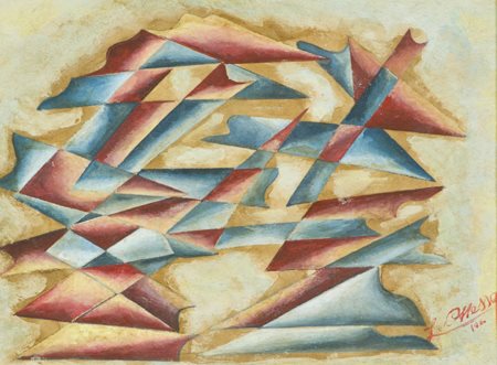 Luca Chessa Senza titolo, 1920 Tecnica mista su carta, cm. 11,5x15,5 Firma e...