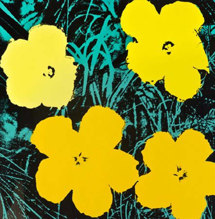 Andy Warhol Philadelphia 1930 - New york 1987 Flowers Serigrafia su carta,...