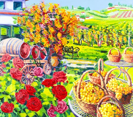 Athos Faccincani Peschiera del Garda (Vr) 1951 Il racconto della vendemmia e...