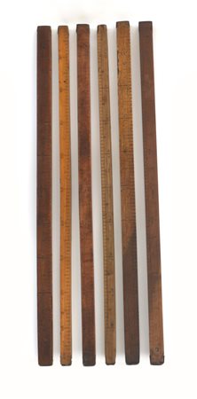 Lotto composto da sei misure in legno-ENSix wooden measures