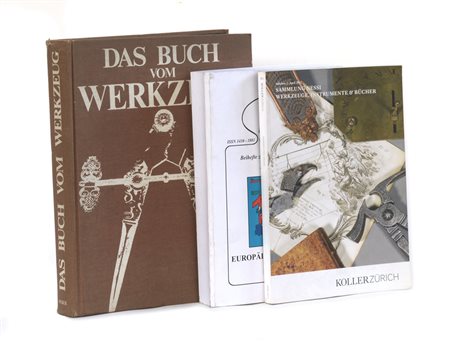 Lotto composto da tre libri in tedesco su utensili-ENThree german books on...