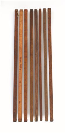 Lotto composto da otto misure in legno-ENEight wooden measures