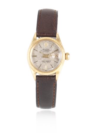 ROLEX, OYSTER PERPETUAL DATE JUST, REF. 6901, SERIALE N. 3'109'836, ANNO DI...