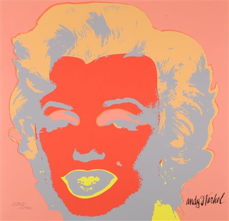 WARHOL ANDY (1928 - 1987) Marilyn Monroe. . Litografia. Cm 60,00 x 60,00....