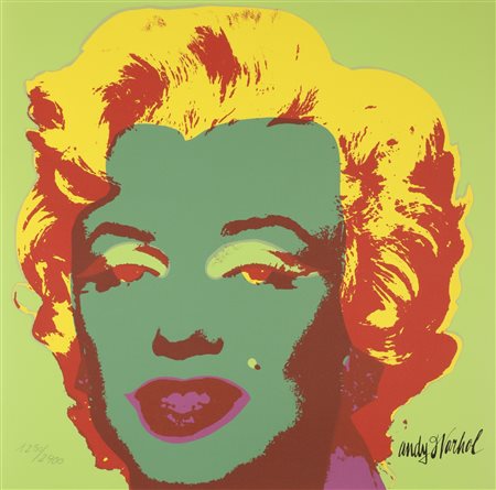 WARHOL ANDY (1928 - 1987) Marilyn Monroe. Litografia. Cm 60,00 x 60,00....