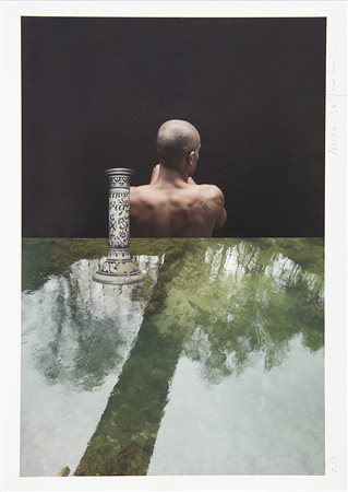 Miro Zagnoli (XX-XXI sec.) Composizione_27 (Uomo, candelabro, acqua), 2011...
