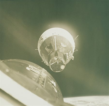 NASA First rendez-vous of two spaceships in the space, 1965-1966 Vintage...