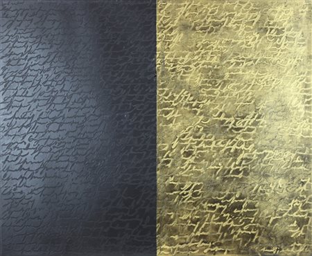 Alfredo Rapetti (Milano 1961) Oro/Luce 2010/11 Dim.90x110 Acrilico su tela...