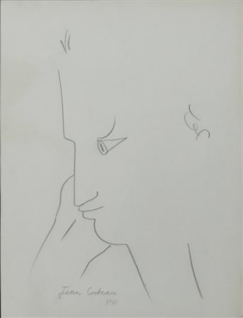 Jean Cocteau (Maisons-Laffitte 1889 - Milly-la Forét 1963) Figura 1960...