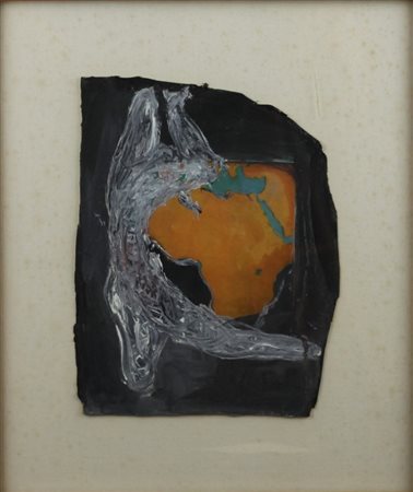 Ivo Bonacorsi (1960) Southafrica 1987 Dim.26x20 Olio e collage su tela Al...