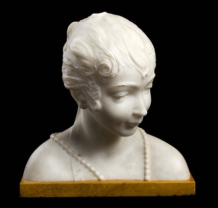 NICOLA D’ANTINOCaramanico Terme, 1880 - Roma, 1966 Busto di fanciulla, 1905...