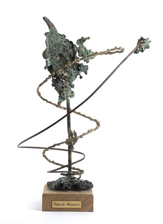 EDGARDO MANNUCCIFabriano, 1904 - Arcevia, 1986 Idea, 1970 Scultura in bronzo,...