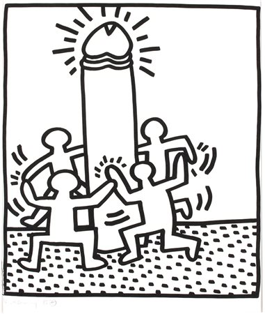 KEITH HARINGPennsylvania, 1958 - New York, 1990 Libro d’Artista: “Keith...