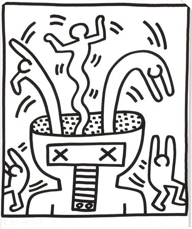 KEITH HARINGPennsylvania, 1958 - New York, 1990 Libro d’Artista: “Keith...