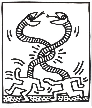 KEITH HARINGPennsylvania, 1958 - New York, 1990 Libro d’Artista: “Keith...