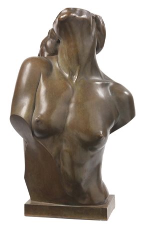 Arrigo Minerbi Ferrara 1881 - Padova 1960 Torso femminile Scultura in bronzo,...