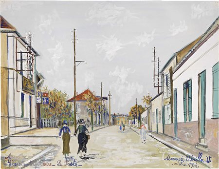 Maurice Utrillo Parigi 1883 - Dax 1955 Arvert (Charente-Maritime), 1936...