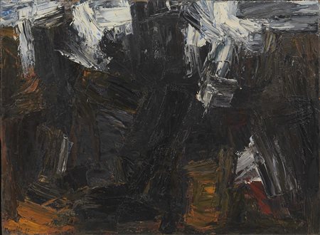 Alberto Moretti Carmignano (Po) 1922 - 2012 Morte del paesaggio, 1957 Olio su...