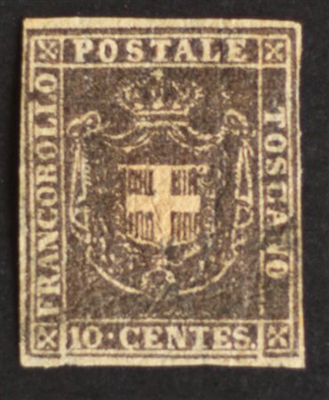 Toscana Governo Provvisorio 1860-num.19 linguellato, certificato Biondi...