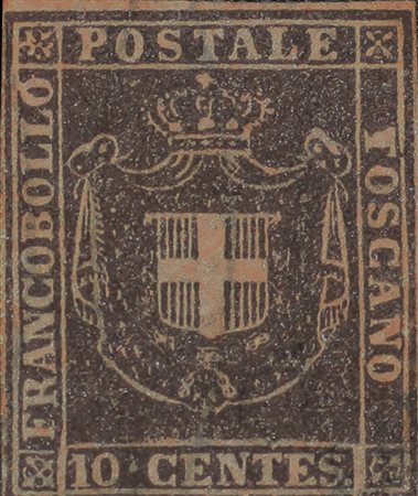 Toscana Governo Provvisorio 1860-num.19 senza gomma Prezzo di catalogo : 1.750 €